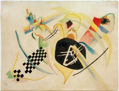 Bozzetto su bianco I da Wassily Kandinsky